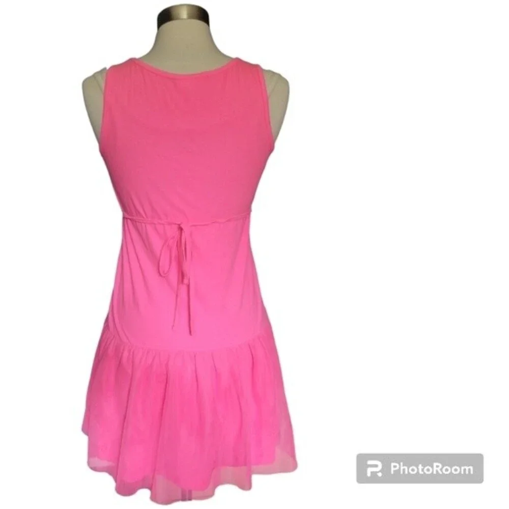 JUSTICE PINK SEQUIN SUMMER DRESS - 18